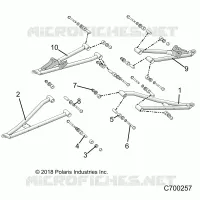 SUSPENSION AVANT CONTROL ARMS