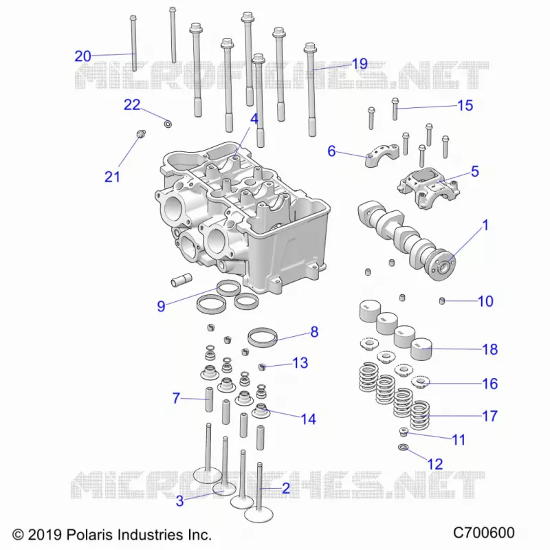 ENGINE, CULASSE AND VALVES