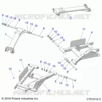 SUSPENSION ARRIERE CONTROL ARMS
