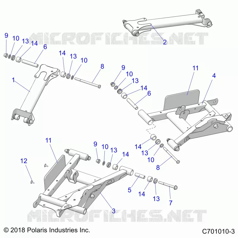 SUSPENSION ARRIERE CONTROL ARMS