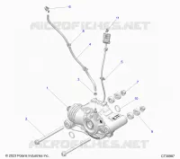 SYSTÃˆME DE TRANSMISSION, FRONT GEARCASE MOUNTING