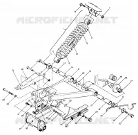 SWING ARM WELDMENT   AMORTISSEUR ARRIERE ASSEMBLY (4913521352021A)
