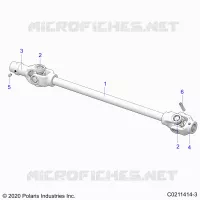 SYSTÃˆME DE TRANSMISSION, FRONT PROP SHAFT