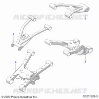 SUSPENSION ARRIERE CONTROL ARMS