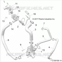 MOTEUR, WATERPUMP AND BYPASS