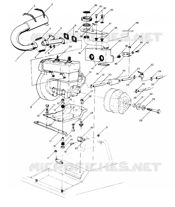 SUPPORT MOTEUR Sprint E/S (4914151415017A)