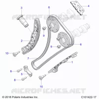 CHAINE DE DISTRIBUTION AND SPROCKET