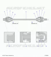 DRIVE TRAIN, HALF ARBRE DE TRANSMISSION ARRIERE