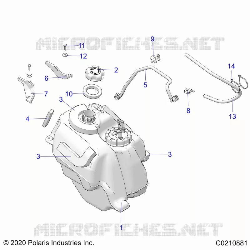 SYSTÃˆME D'ALIMENTATION, FUEL TANK ASM.