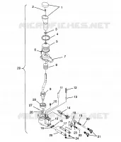 SELECTEUR DE VITESSE 6x6 400L NORWEGIAN N958740 (4930273027D009)