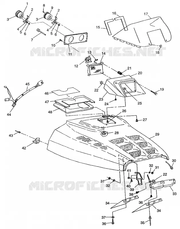 CAPOT XCF 0971643 (4938613861A009)