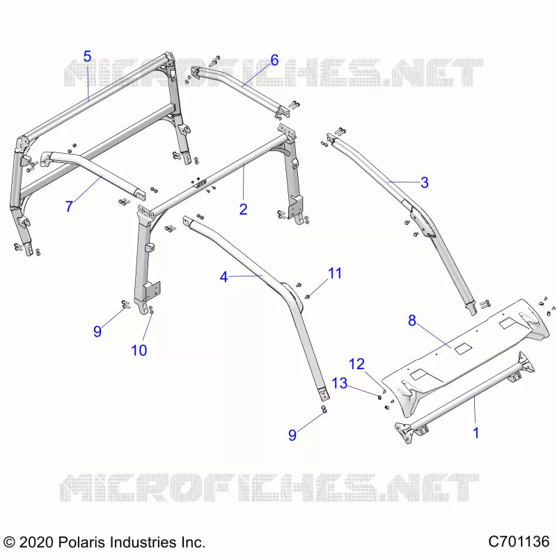 CHASSIS, CAB CADRE