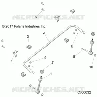 SUSPENSION AVANT STABILIZER BAR