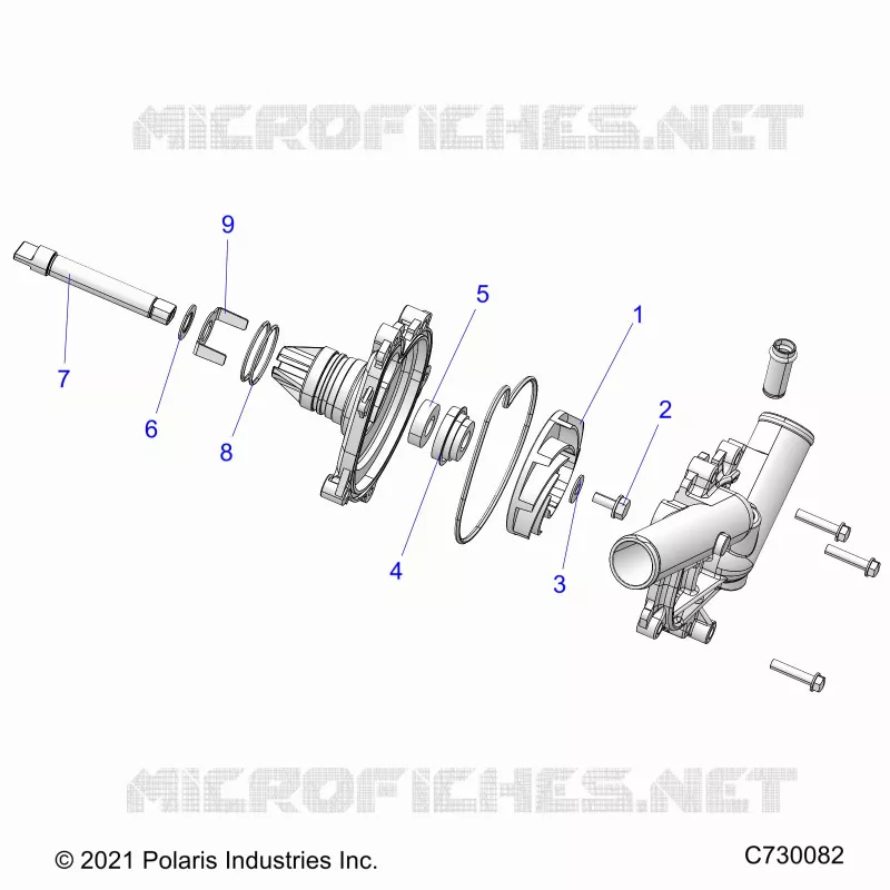 MOTEUR, WATERPUMP ASSEMBLY