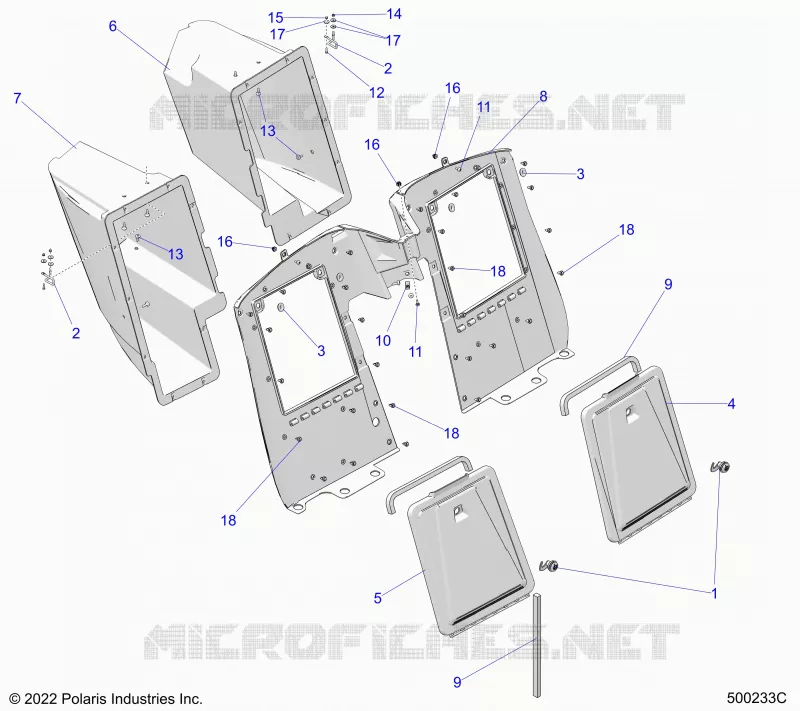 CARROSSERIE ARRIERE STORAGE COMPARTMENTS