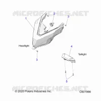 ELECTRICITE, HEADLIGHT AND TAILLIGHT