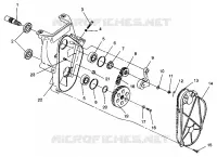 CARTER DE CHAINEE ASSEMBLY XLT 0940767, XLT SP 0940667   XLT SKS 0940567 (4925022502017A)
