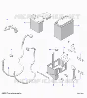 ELECTRICITE, BATTERY/BOX AND CABLES