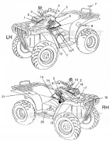 EMBLEMES Magnum 4X4 W97AC42A, Swedish Magnum 4X4 S97AC42E and Norwegian Magnu (4940834083A008)