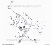 ELECTRICITE, WIRE HARNESS, ENGINE