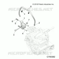 DRIVE TRAIN, MAIN SUPPORT PONT