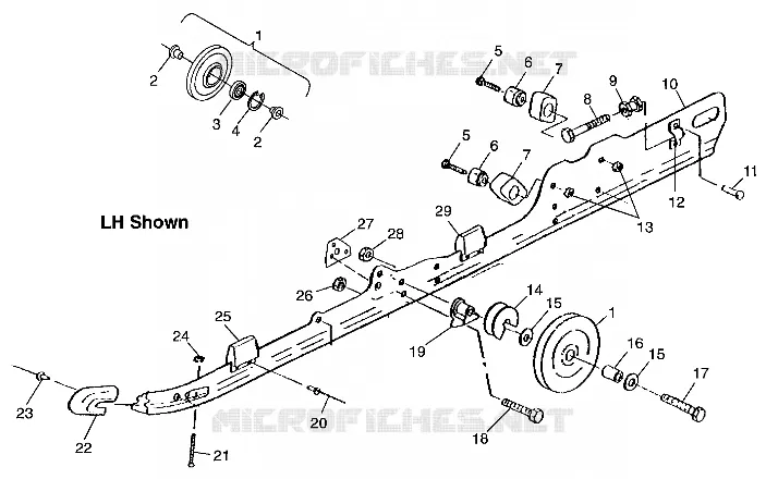 FIXATION RAIL (SUSPENSION)