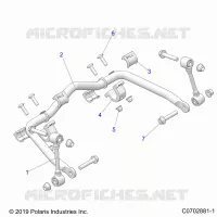 SUSPENSION, FRONT BARRE STABILISATRICE