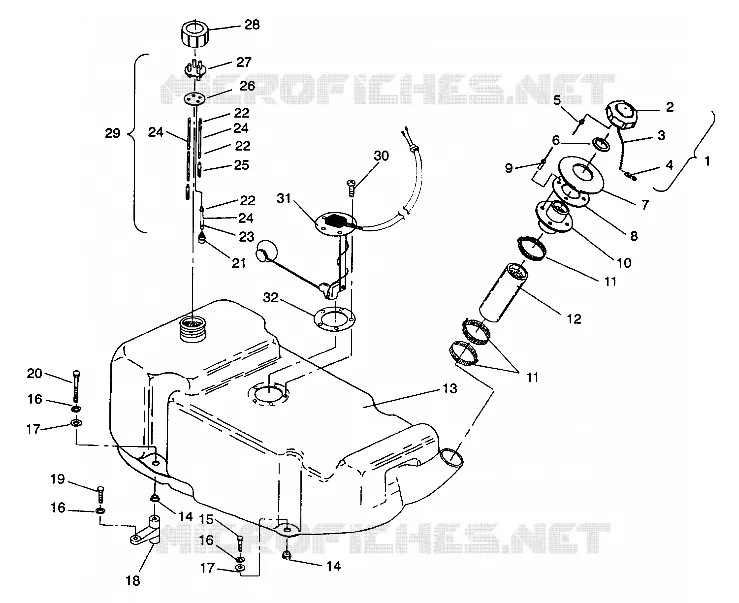 CARBURANT TANK SL 650 B944058 (4926992699005A)