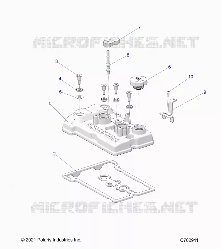 ENGINE, COUVERCLE SOUPAPE