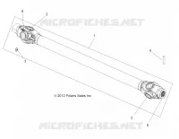 DRIVE TRAIN, ARBRE DE TRANSMISSION, FRONT