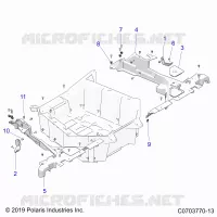 CARROSSERIE ARRIERE RACK, MOUNTING
