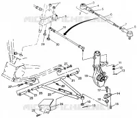 TRIANGLES SUSPENSIONS  Magnum 4x4 W968144 and  Swedish Magnum 4x4 S968144 (4936053605B009)