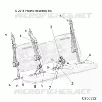 SIEGE BELT AND MOUNTING