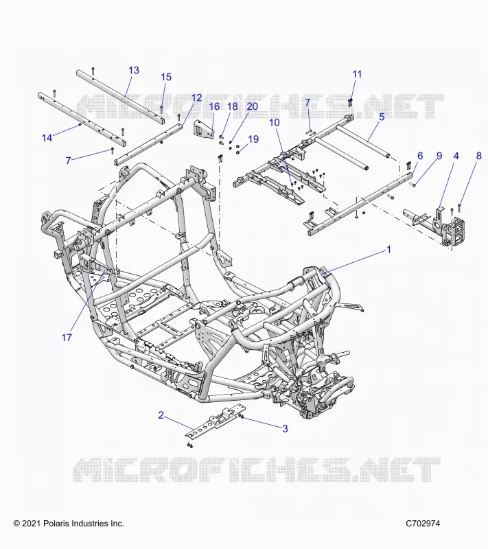 CHASSIS, MAIN CADRE