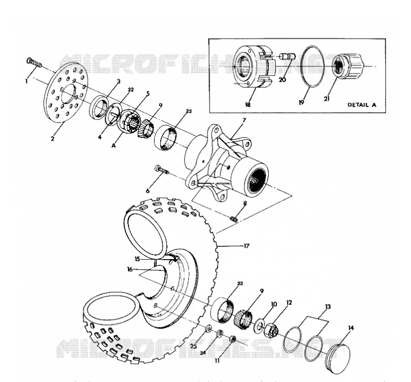 ROUE AVANT 250 6x6 / W928727 (4922842284013A)