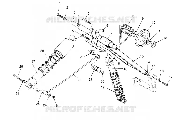 BRAS DE SUSPENSION ARRIERE  RXL 0956768 (4930783078B013)