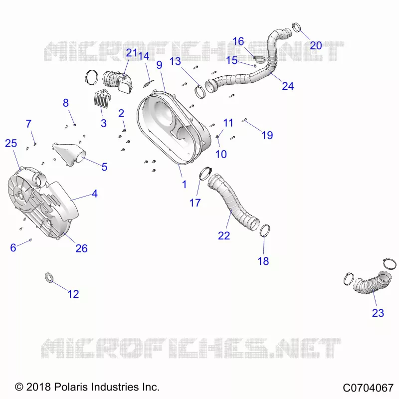 SYSTÃˆME DE TRANSMISSION, CLUTCH COVER AND DUCTING
