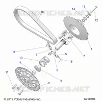 SYSTÃˆME DE TRANSMISSION, CLUTCH, SECONDARY