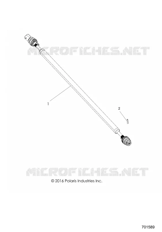 DRIVE TRAIN, FRONT ARBRE DE TRANSMISSION
