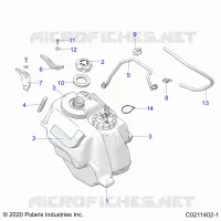 SYSTÃˆME D'ALIMENTATION, FUEL TANK ASM.
