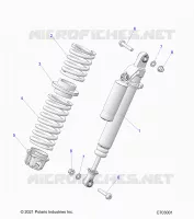 SUSPENSION, AMORTISSEUR AVANT MOUNTING