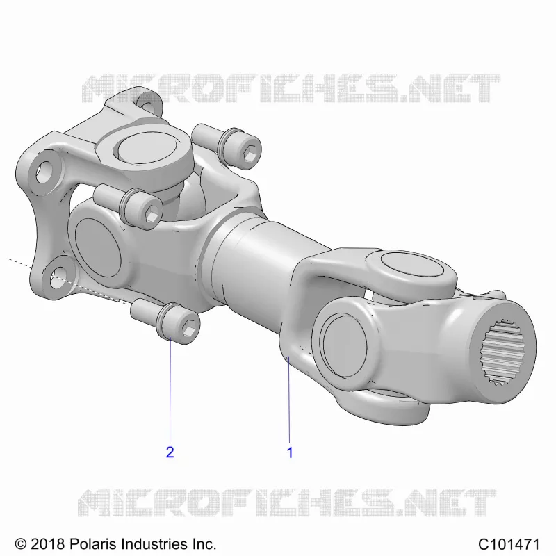 DRIVE TRAIN, PROP ARBRE DE TRANSMISSION ARRIERE