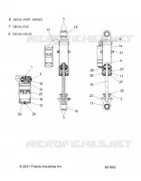 SUSPENSION, AMORTISSEUR AVANT TRACK