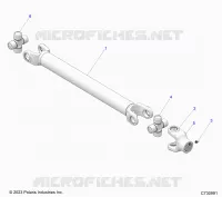 SYSTÃˆME DE TRANSMISSION, REAR PROP SHAFT
