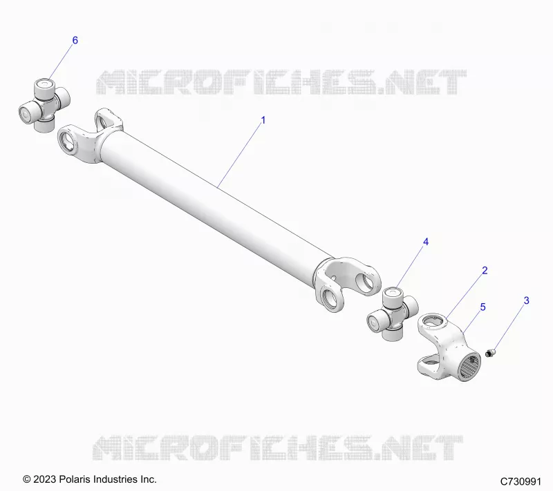 SYSTÃˆME DE TRANSMISSION, REAR PROP SHAFT