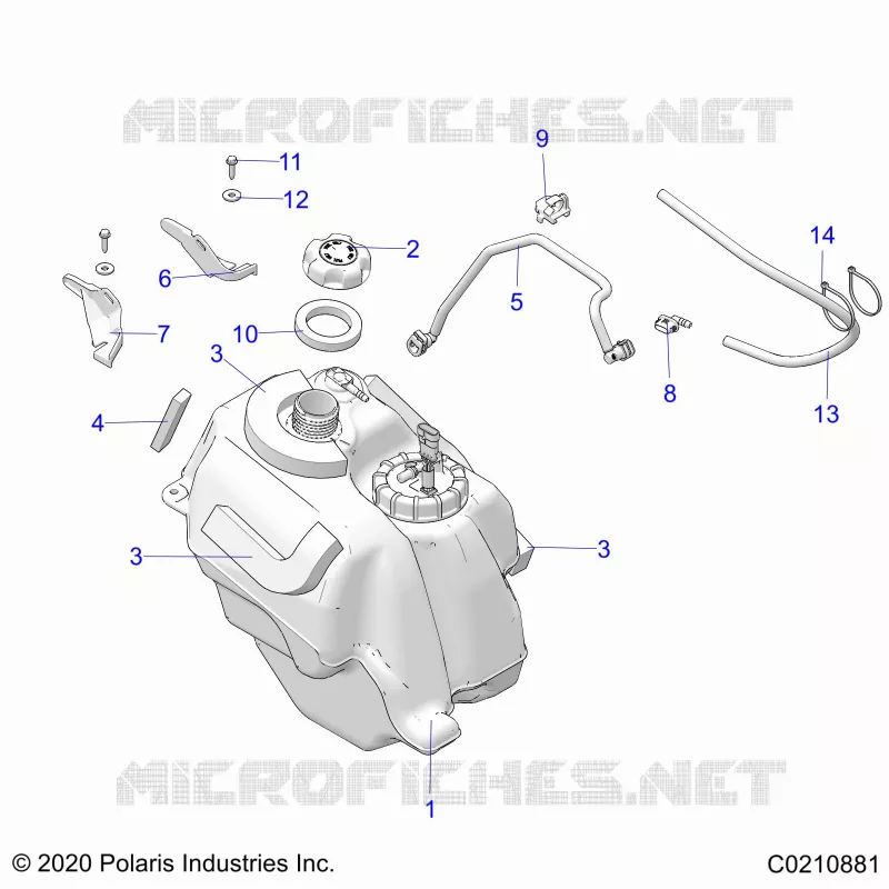 SYSTÃˆME D'ALIMENTATION, FUEL TANK ASM.