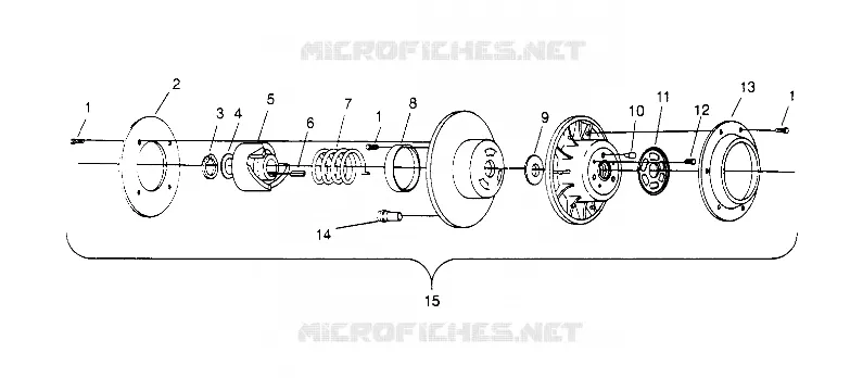 EMBRAYAGE DE TRANSMISSION ASSEMBLY 440 0952760, 440 SKS 0952560,  AND EUROPEAN 440 SKS (4929032903C002)
