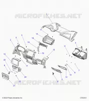 TABLEAU DE BORD AND GLOVEBOX  RC- Z24ASK99A5 (C703212)