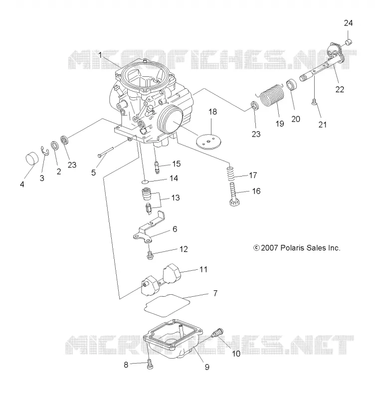 MOTEUR, CARBURATEUR, LOWER
