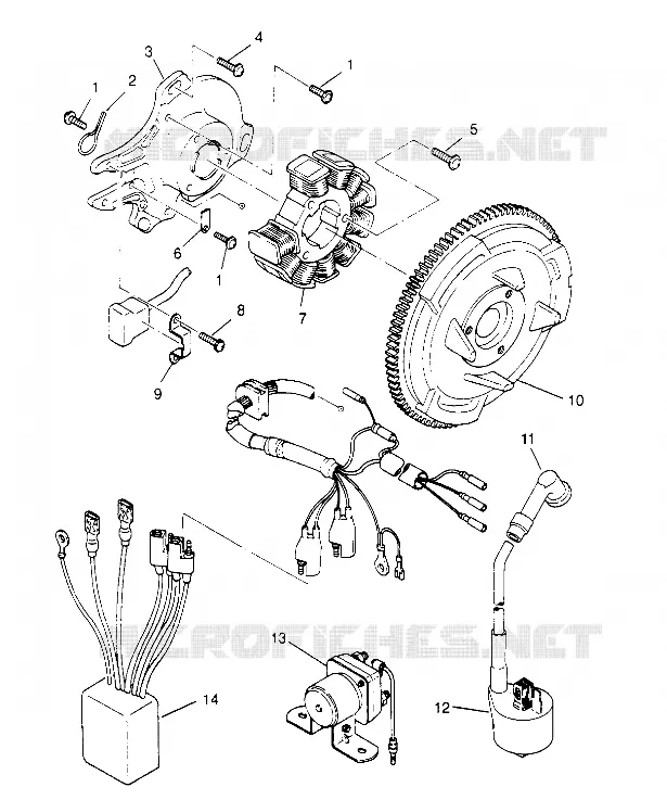 STATOR ASSEMBLY 6x6 400L